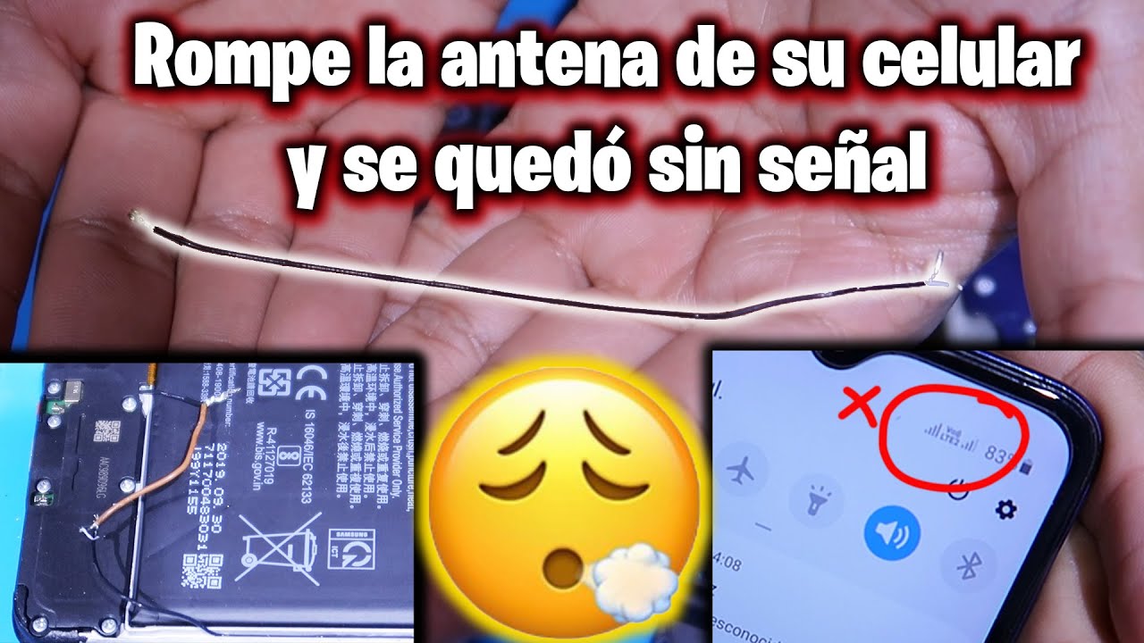 Cliente abre su celular para limpiarlo y Termina rompiendo la antena y deja su Samsung sin señal 😱😱