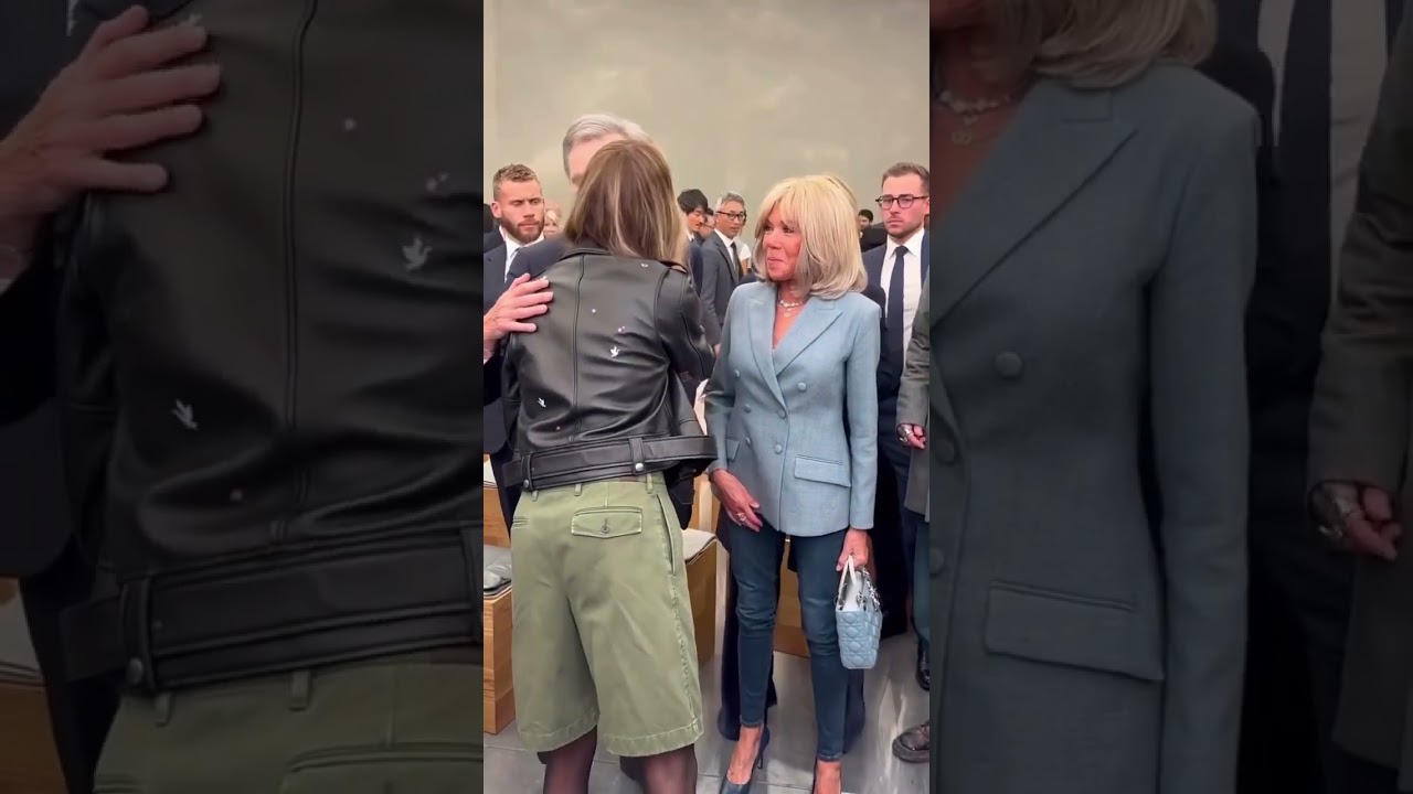 Brigitte Macron and Jhonny Depp at Dior SS26 Show In Paris Fashion Week 2025