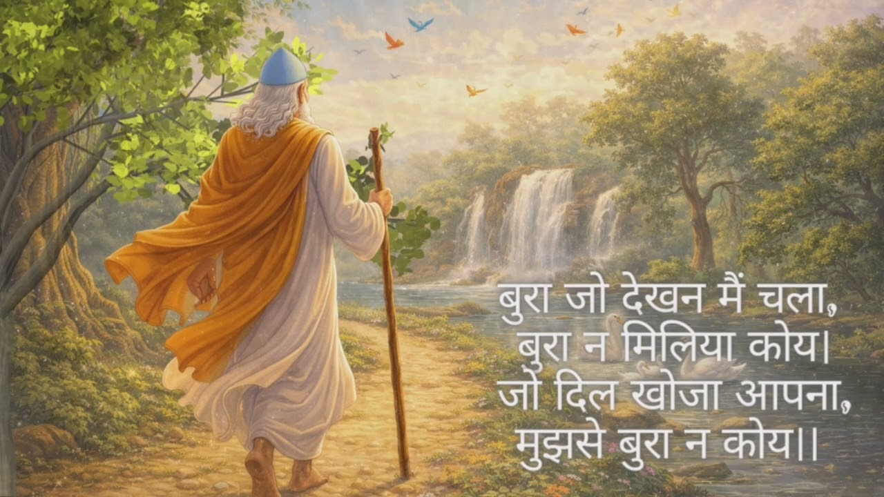 || Kabir Ke Dohe || बुरा जो देखन मैं चला, बुरा न मिलिया कोय। || संत कबीरदास के दोहे ||
