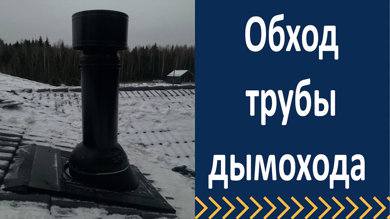 Обход круглого дымохода на кровле  Установка примыкание Pippu От Vilpe