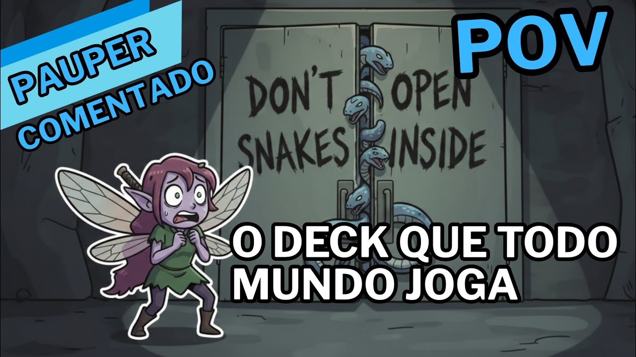 GAMEPLAY FÍSICO PAUPER COMENTADO! MONO BLUE FADAS VS MONO BLUE TERROR | MAGIC THE GATHERING POV