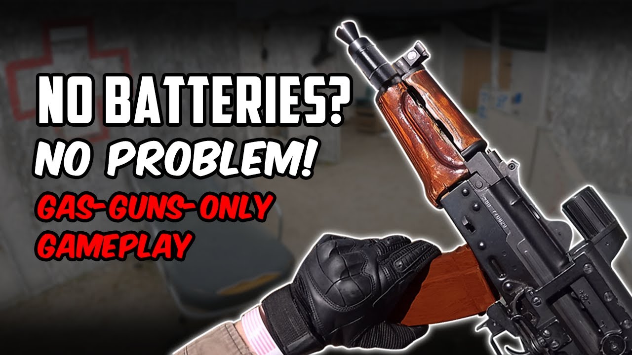 GHK AKS74U Gas Blow Back rifle at the 