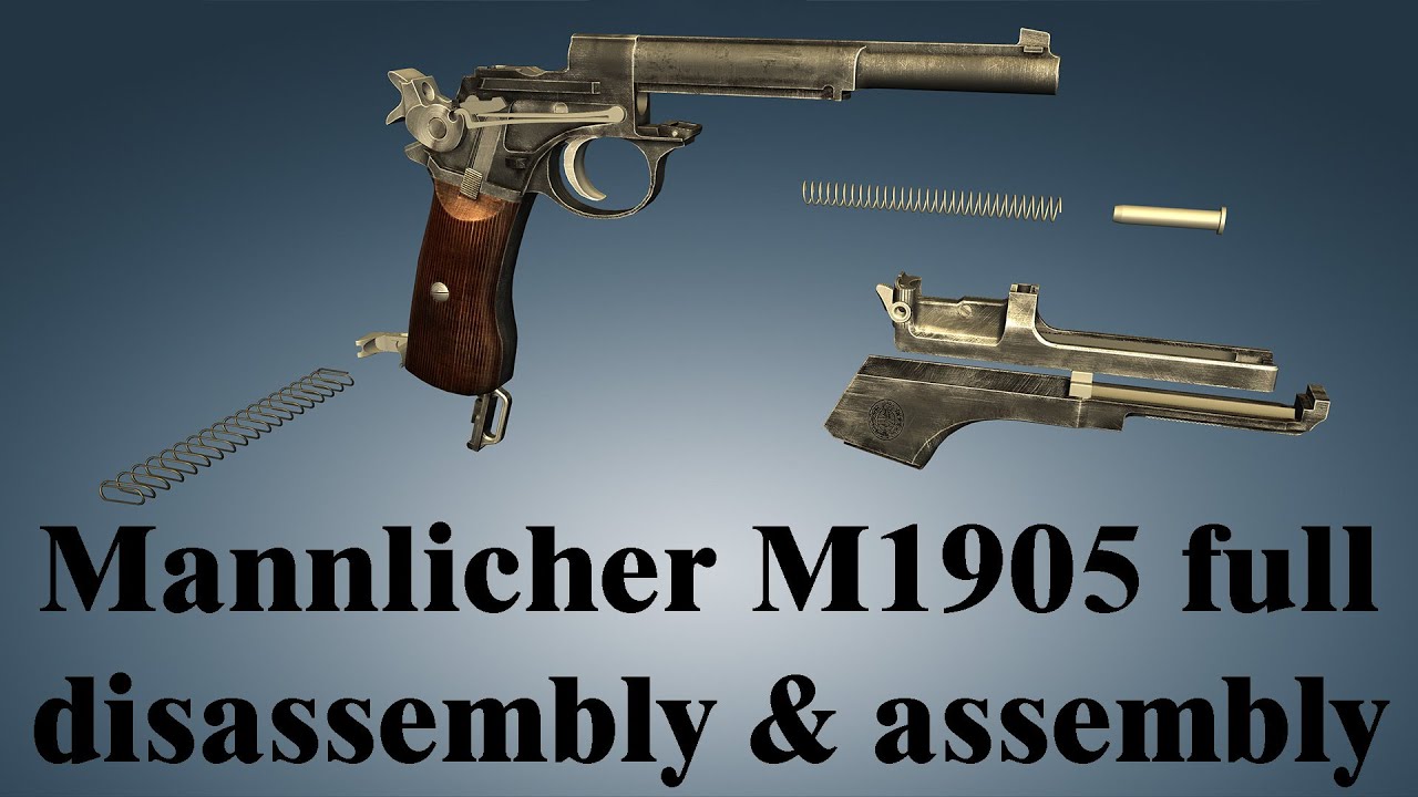 Mannlicher M1905: full disassembly & assembly | World of Guns