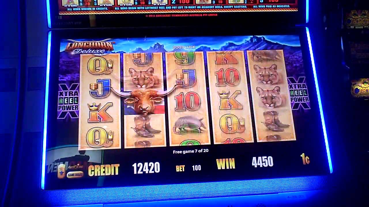 Longhorn Deluxe Slot Machine Bonus