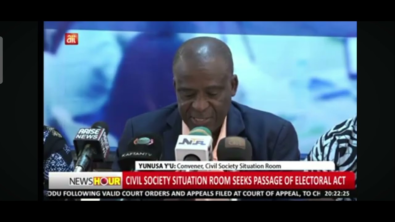 Civil Society Situationroom Calls For Urgent Passage Of Electoral Act Amendment Bill 2025