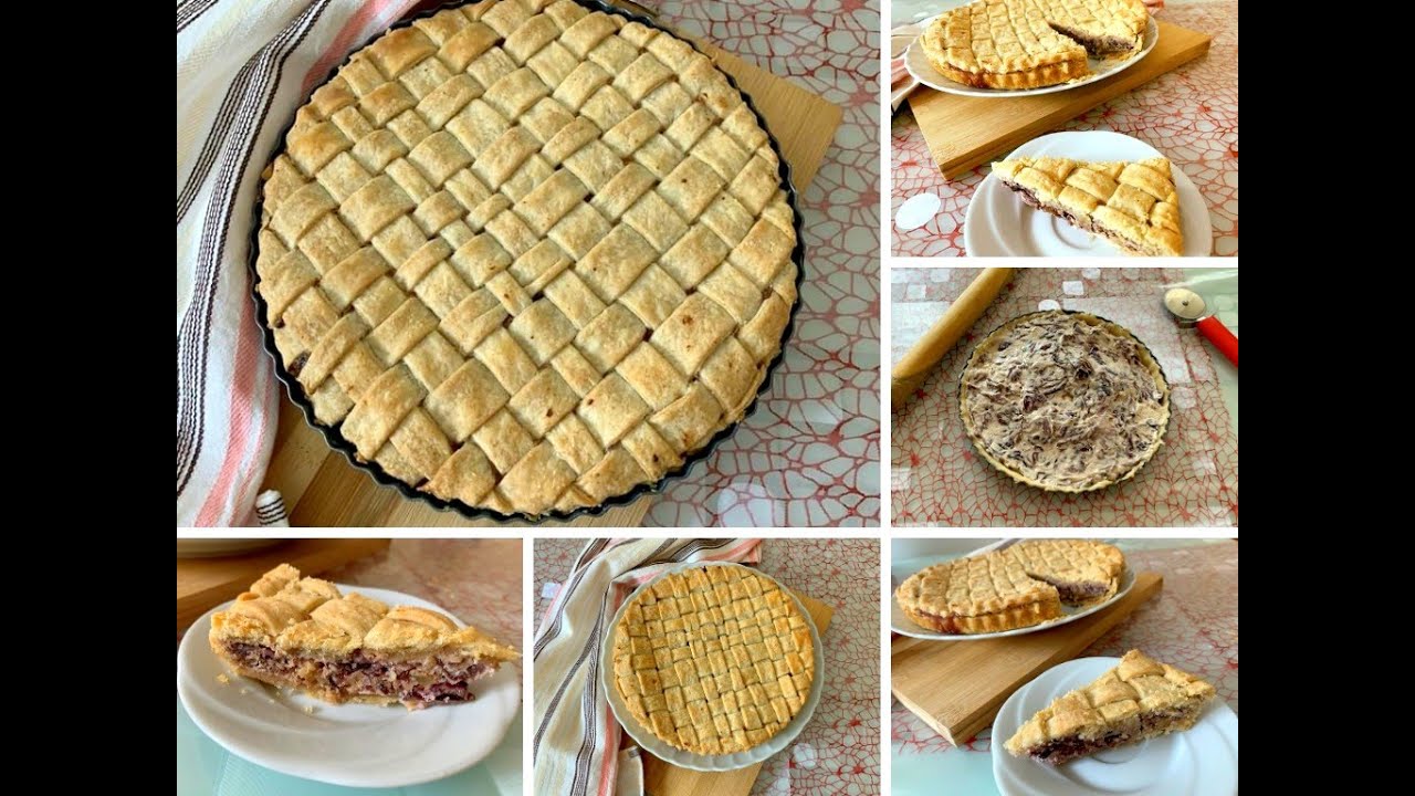 Torta salata ricotta e radicchio