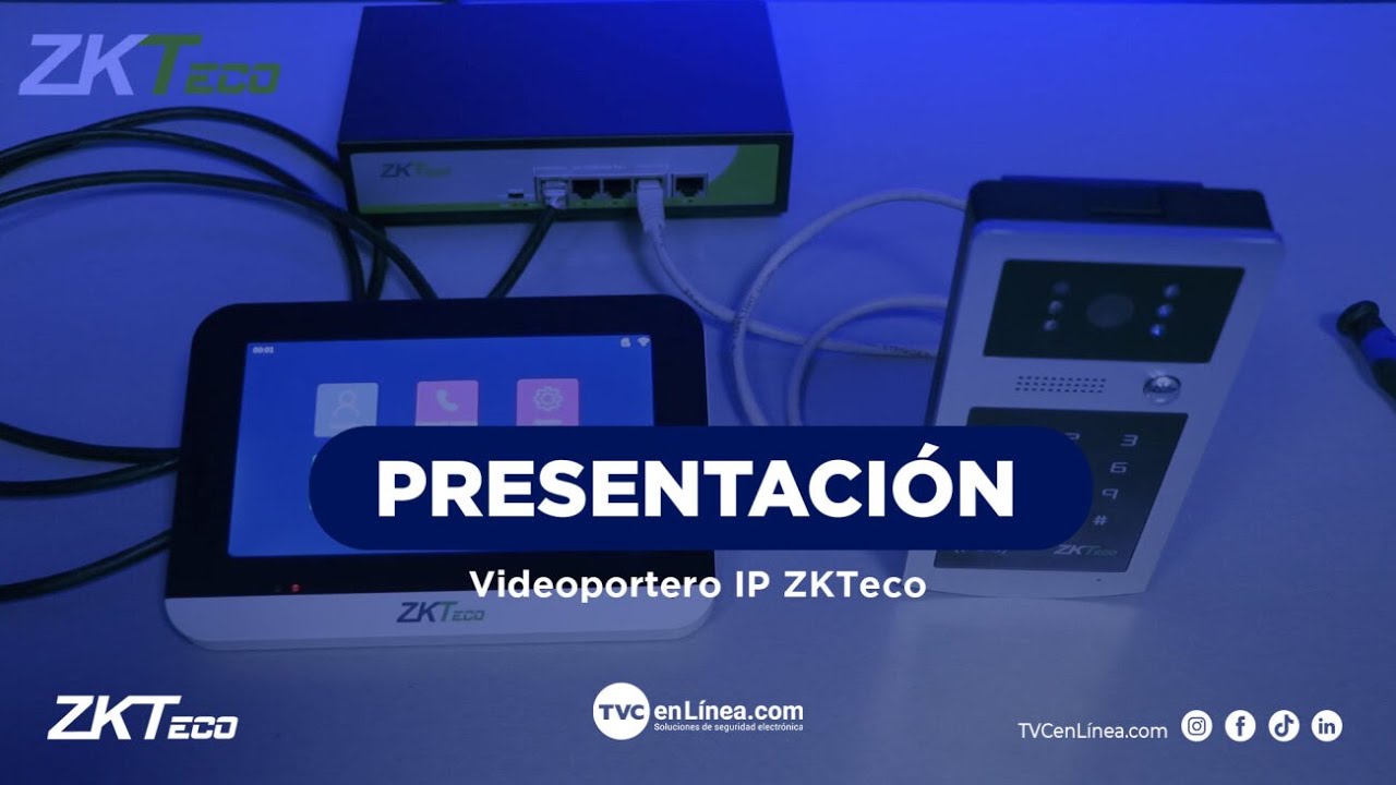 Conoce el videoportero IP de ZKTeco
