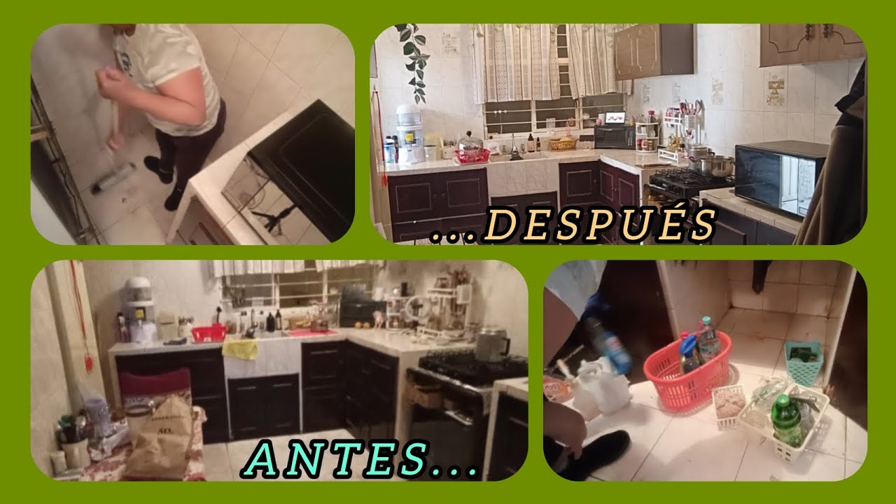 LIMPIEZA EXTREMA A LA COCINA/ motivarte a limpiar 🫧🧹/ me tardé 2 días 😜 #limpiaconmigo 