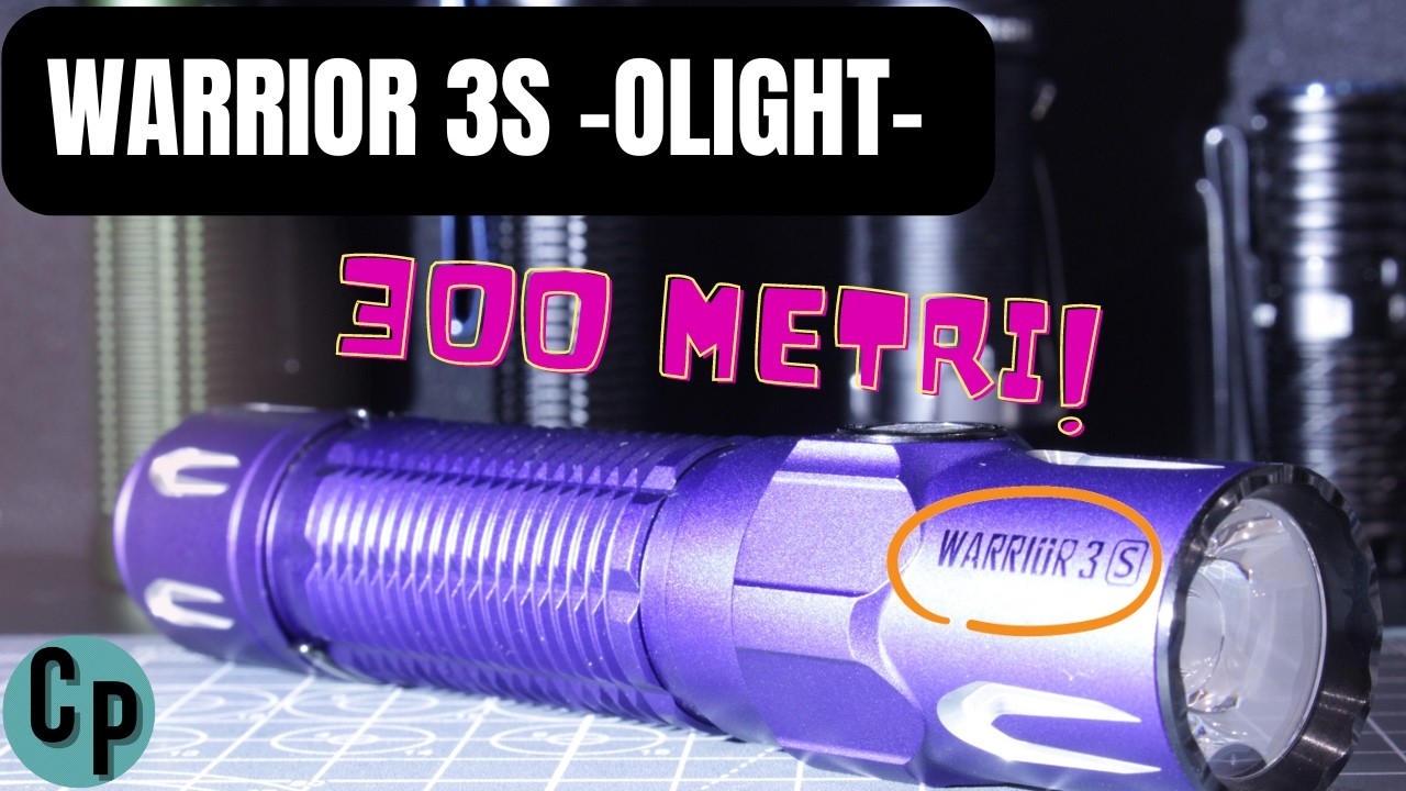 Olight Warrior 3S – Fantastica Torcia tattica // EDC da 2300 lumen! Recensione completa e test reale