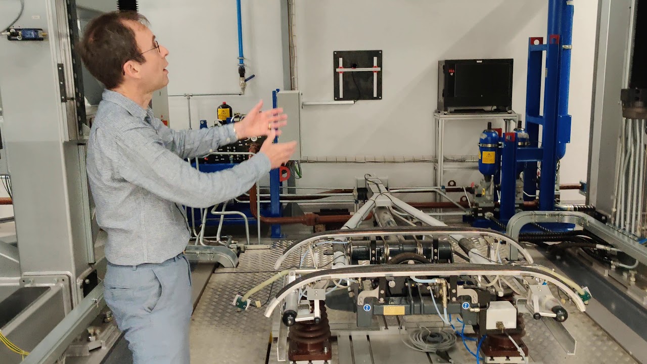 A brief  overview UKRRIN High Speed pantograph test rig in the IRR