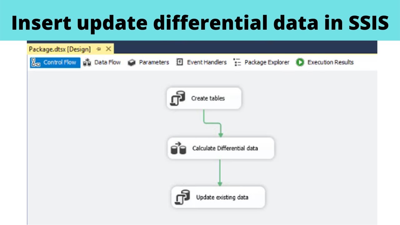 63 Insert update differential data in SSIS
