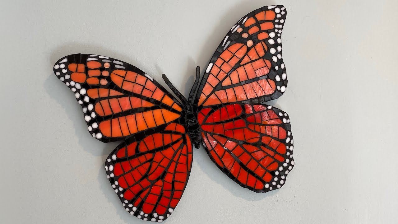 Ep. 95 MAKING MOSAIC SUNFLOWERS IN PROFILE, the Mosaic Monarch Emerges and a Mosaic Stepping Stone!