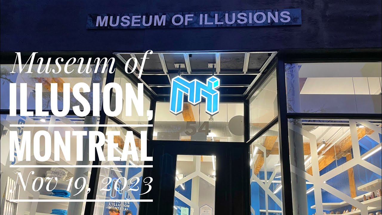 Walk tour of Museum of Illusions Montreal, November 19, 2023