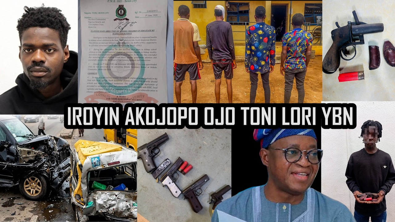 LATEST & TRENDING NEWS FOR THE DAY...IROYIN AKOJOPO AGBEYEWO LORI YBN..NIGERIA & YORUBA NATION NEWS