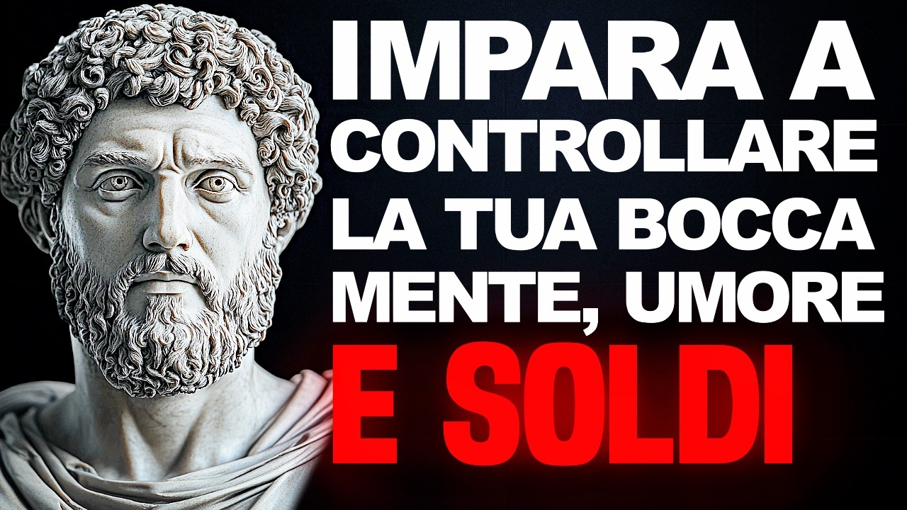 Controlla le tue PAROLE, la tua MENTE, il tuo UMORE e i tuoi SOLDI - FILOSOFIA STOICA