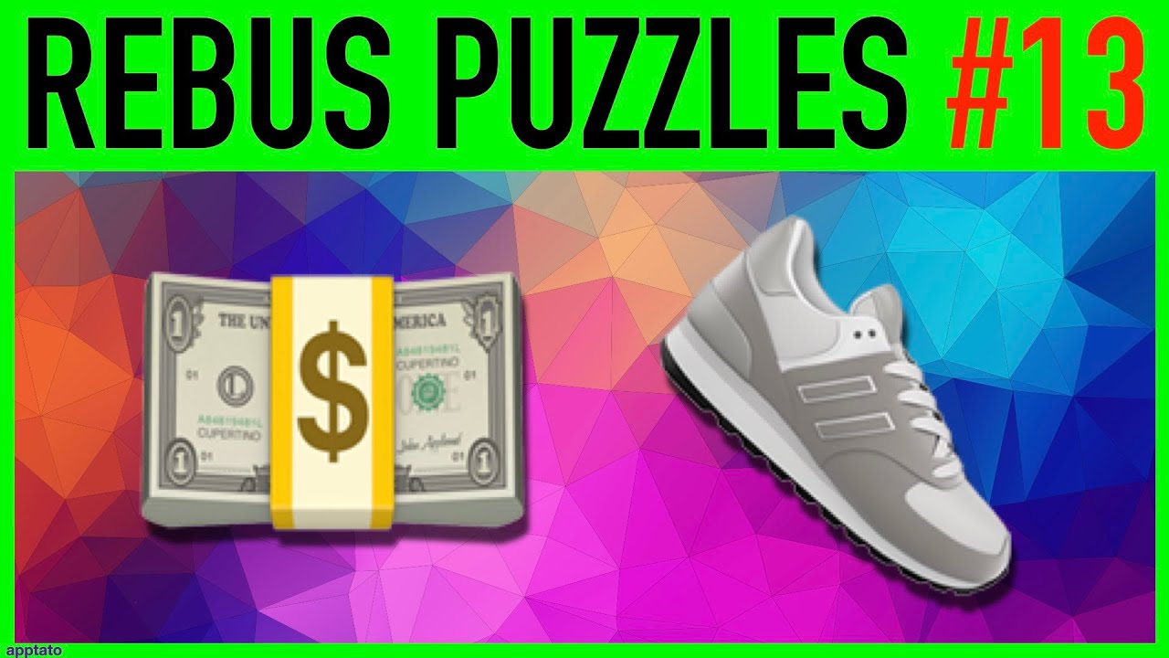 Rebus Puzzles with Answers #13 (20 Picture Brain Teasers)