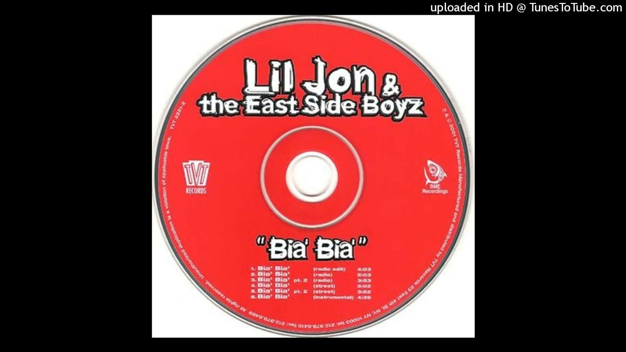 Lil Jon & The East Side Boyz - Bia' Bia' - Acapella/Vocals Only - 80 BPM