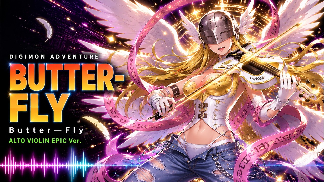 Digimon Adventure - Butterfly (Alto Violin / Epic Orchestral Version) | Butter-Fly [AI Cover]