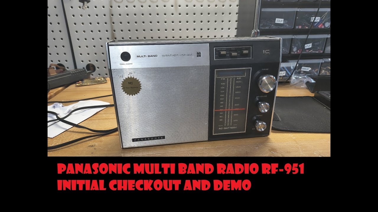 Panasonic Multi Band Radio RF-951 Initial Checkout and DEMO