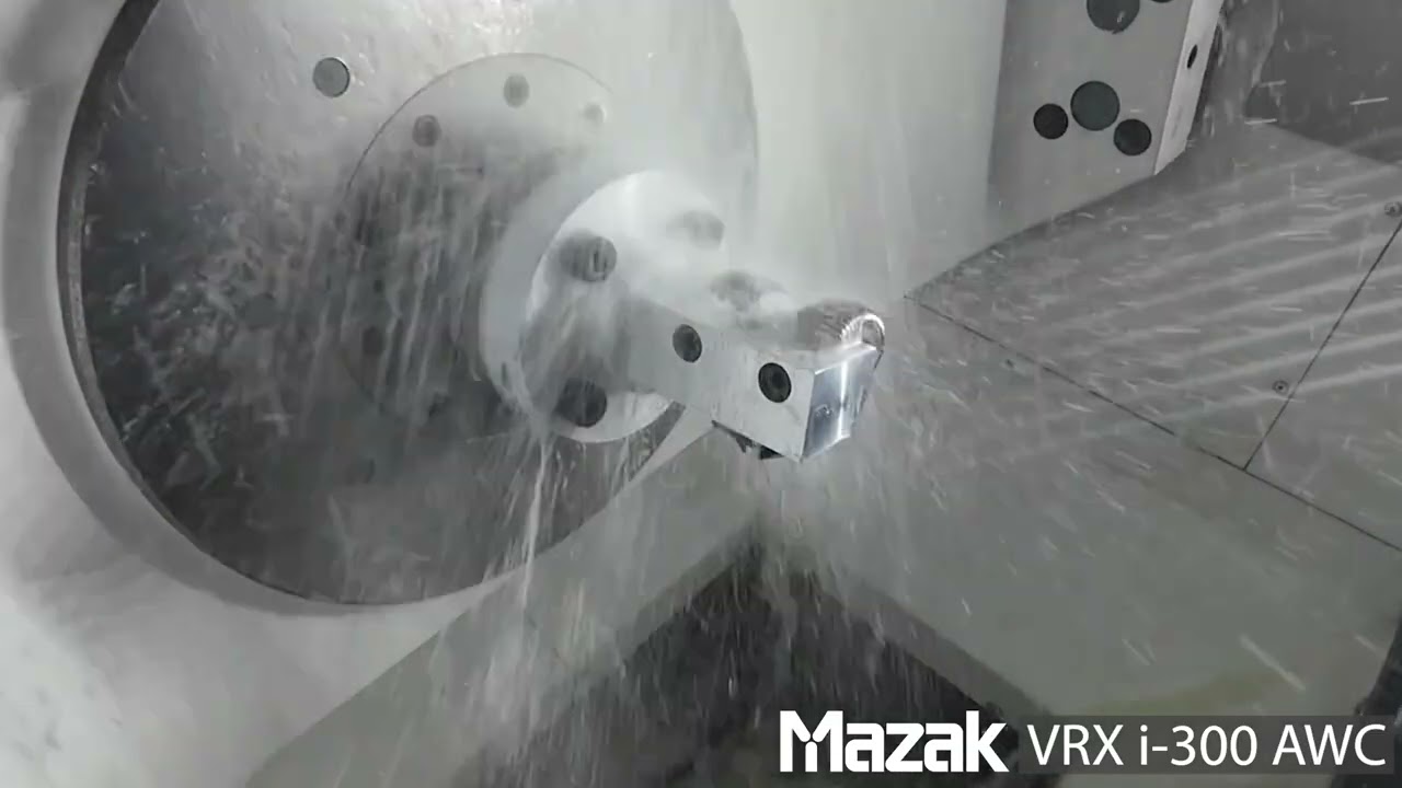 Mazak VARIAXIS i300 Auto Work Changer Demo