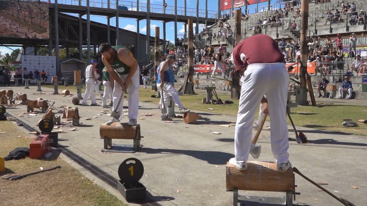 300mm Standing Block Underhand and Tree Felling Combo of Three Final 19 April 2022