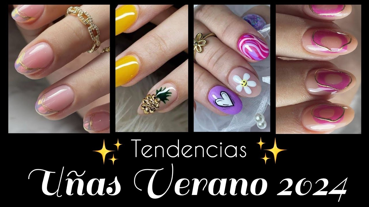 TENDENCIA EN UÑAS PARA VERANO 2024#tendency #uñasprincipiantes #diseñosdeuñas #nailart #uñas2024
