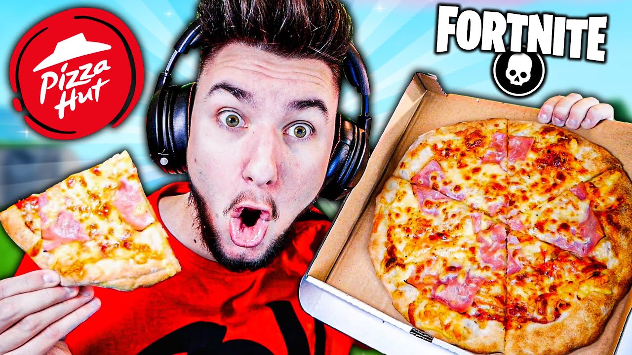 1 FRAG = 1 PIZZA w FORTNITE !🍕 *zjadł za dużo*