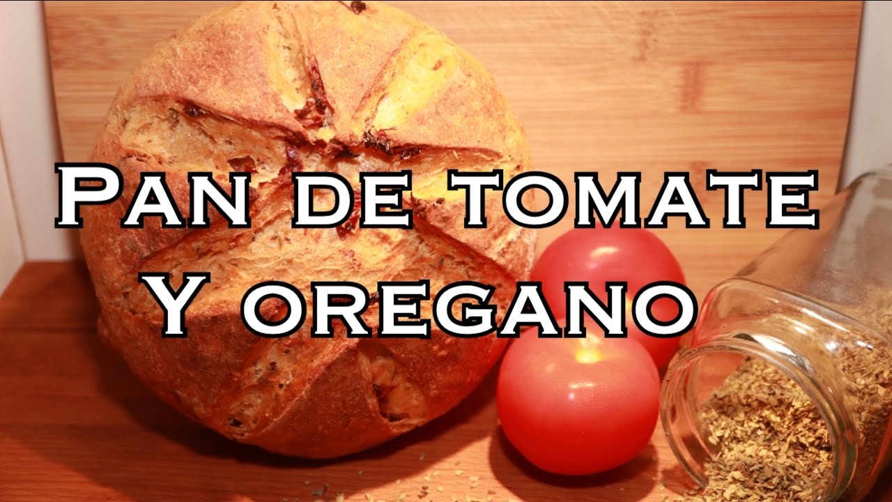 PAN DE TOMATE Y OREGANO