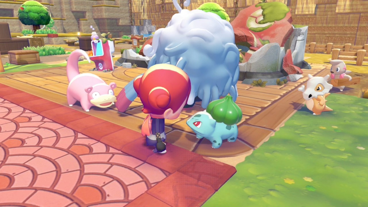 [尼特山貓] NS2 寶可夢:Pokopia  Pokémon Pokopia  幫忙呆呆獸弄濕大岩蛇  3/5