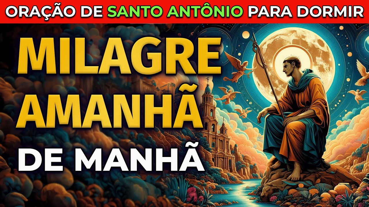 RECEBA E ACEITE O PODER DE SANTO ANT&Ocirc;NIO | ORA&Ccedil;&Atilde;O PARA OUVIR DORMINDO