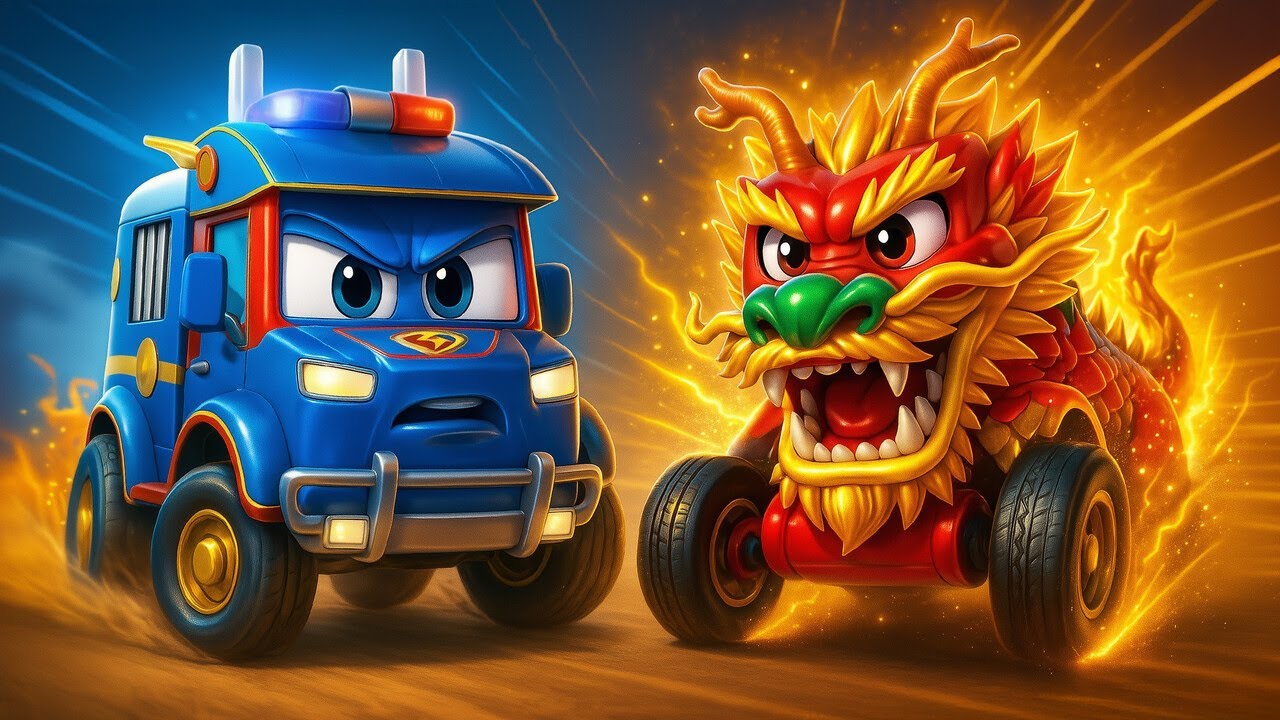 Xe quái vật tại công viên giải trí!