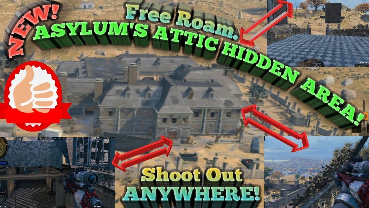 NEW! ASYLUM'S HIDDEN AREA Free Roam Glitch - BrEakiNg BlackOut