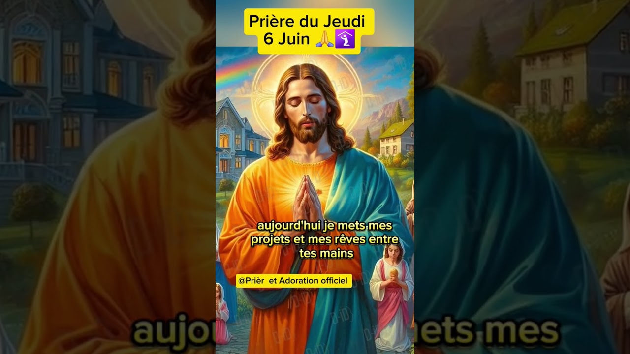 Pri&egrave;re du Jeudi 06 Juin #prierematinale #pri&egrave;redumatin #prierechretienne#prierepuissante #amen