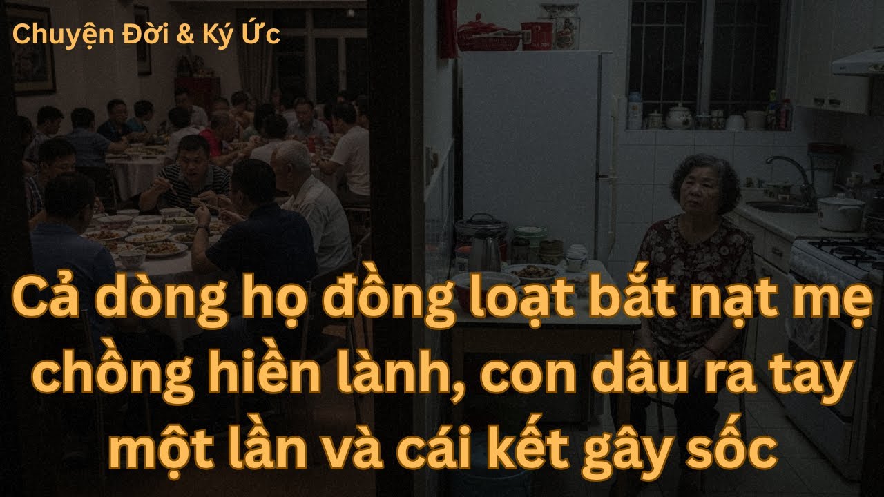 Ép mẹ chồng quỳ nấu cơm giữa bữa giỗ, cả họ không ngờ con dâu làm một việc khiến mọi thứ sụp đổ