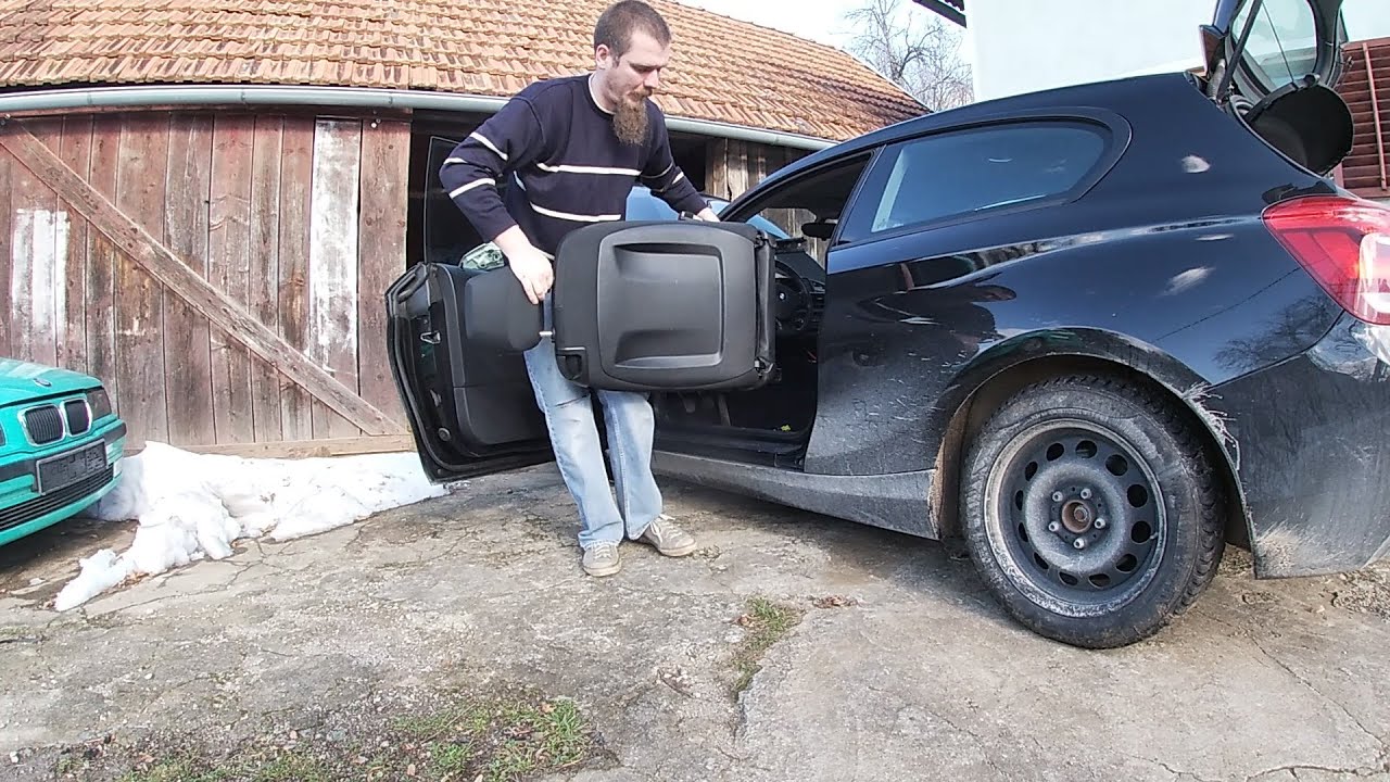 DIY how to change BMW F2x/F3x front seats and seatbelt buckle
