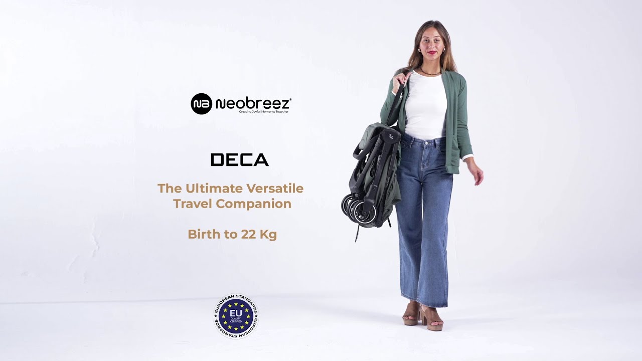 Neobreez DECA | Ultra-Lightweight Cabin Stroller | Travel-Ready & Luxurious Comfort