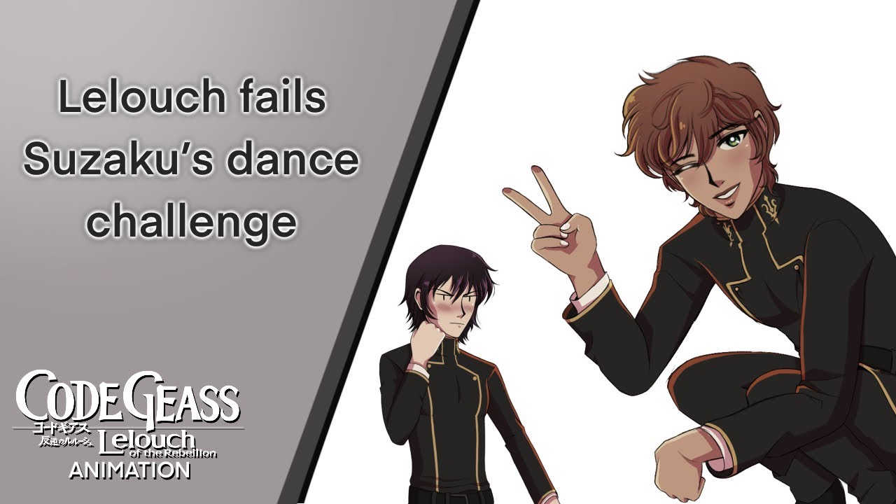 Lelouch fails Suzaku&rsquo;s dance challenge - Code Geass Animation