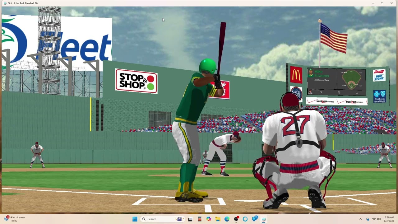 OOTP26 6-15-78 Oakland at Boston