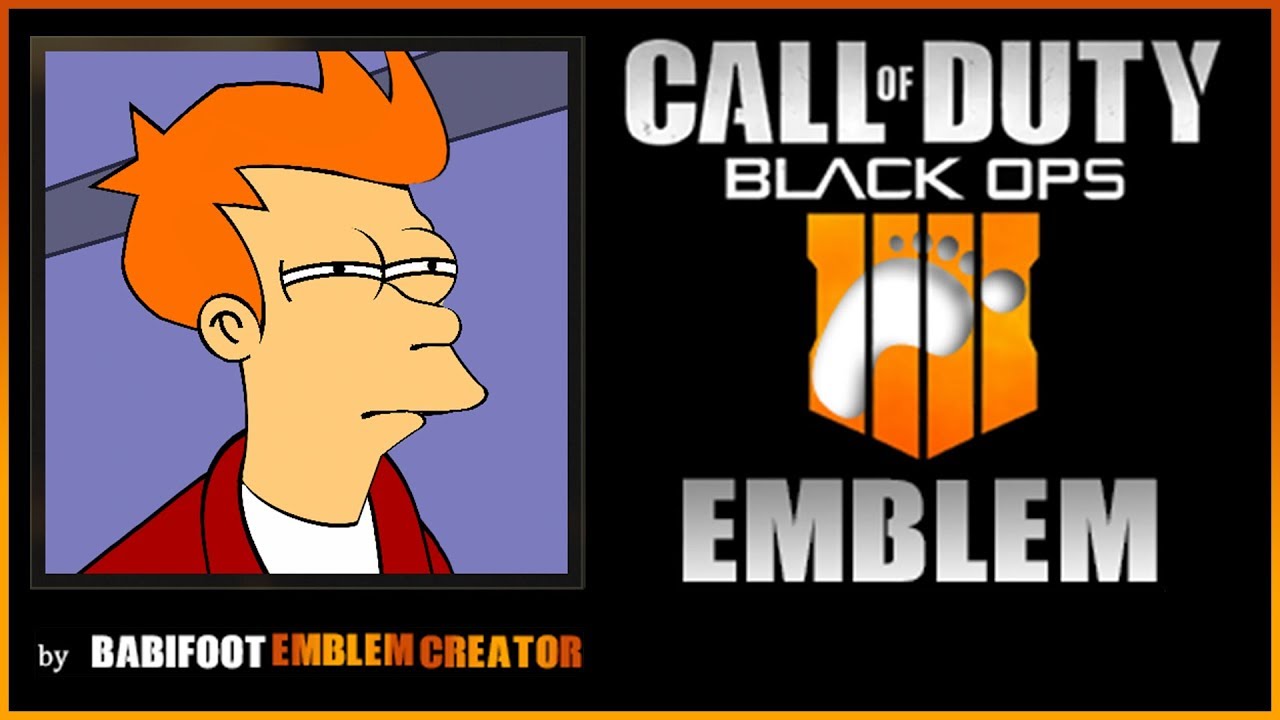 BO4 Emblem Tutorial - Philip J. Fry Futurama