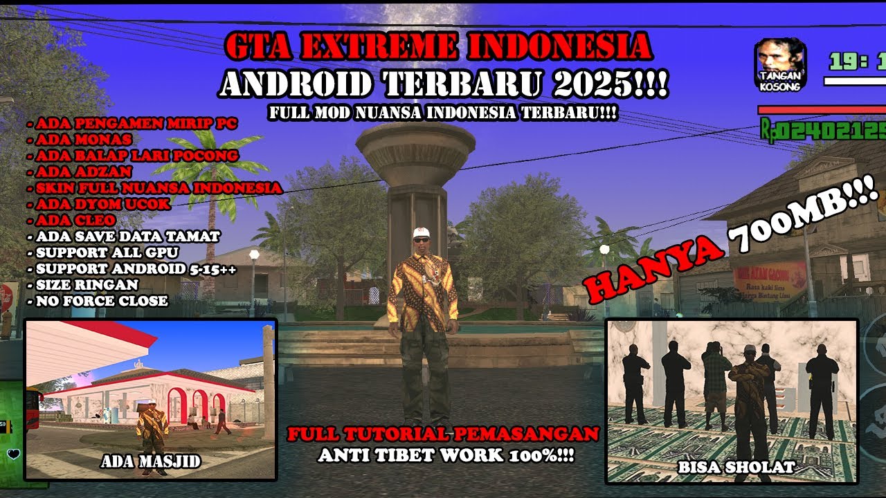 GTA EXTREME MIRIP PC 100% TERBARU 2025 DI ANDROID!!!