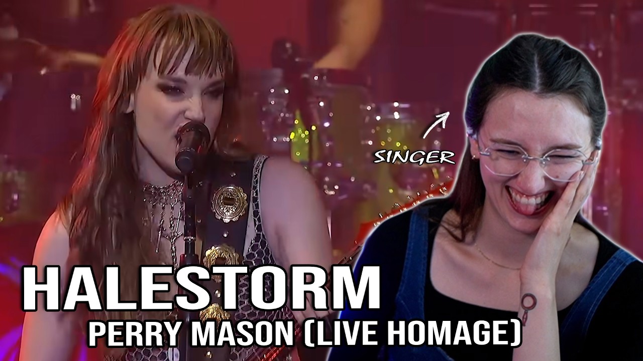 Wicked Homage! I Halestorm - Perry Mason (Live Performance Of Ozzy's Perry Mason) I Singer Reacts I