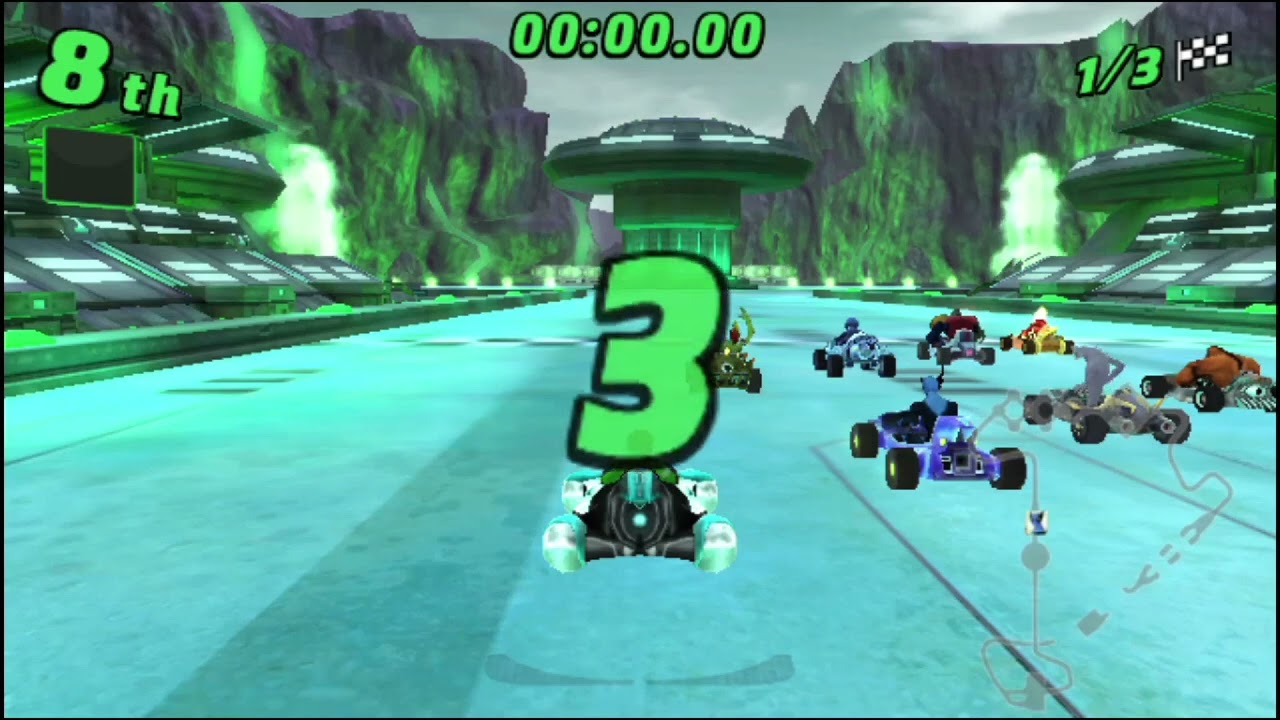 Bumper Karts, Alien Force, & Outta My Way!!!!! Trophy | Ben 10 Galactic Racing
