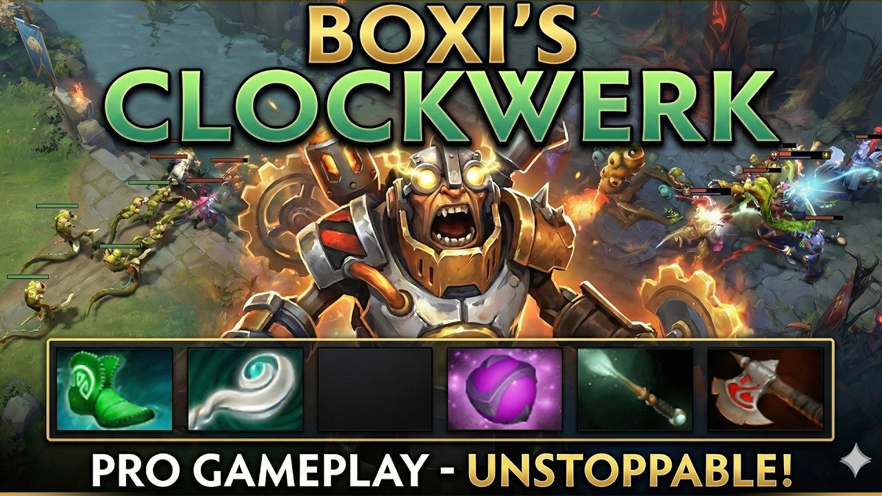Nobody plays Clockwerk like Team Liquid's Boxi | 7.40c [Dota Support School]