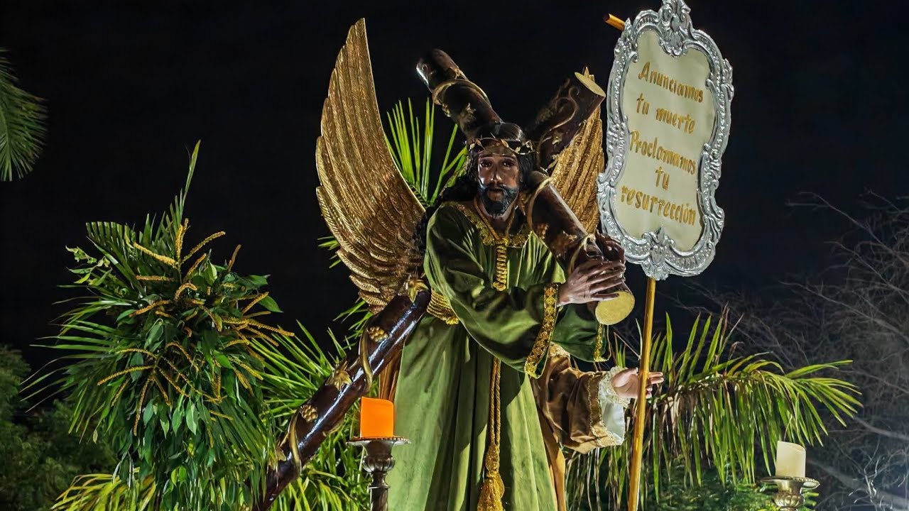 III Viacrusis de cuaresma. Parroquia Dulce nombre de Jesús El calvario, Chinandega 