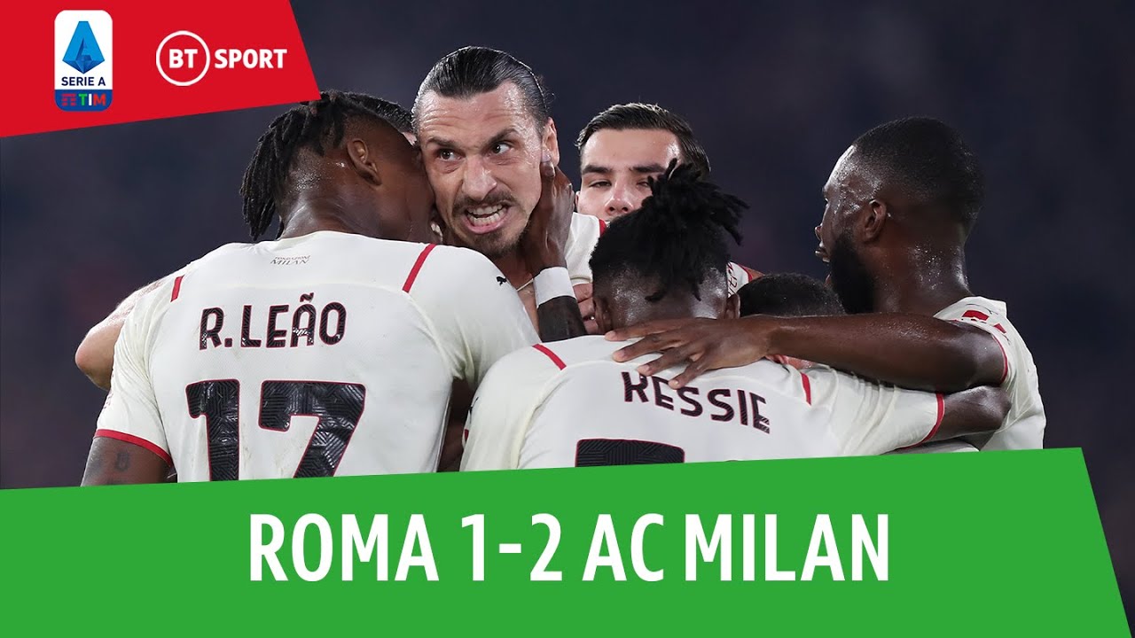 Roma vs AC Milan (1-2) | Zlatan scores his 400th domestic league goal in style! | Serie A Highlights