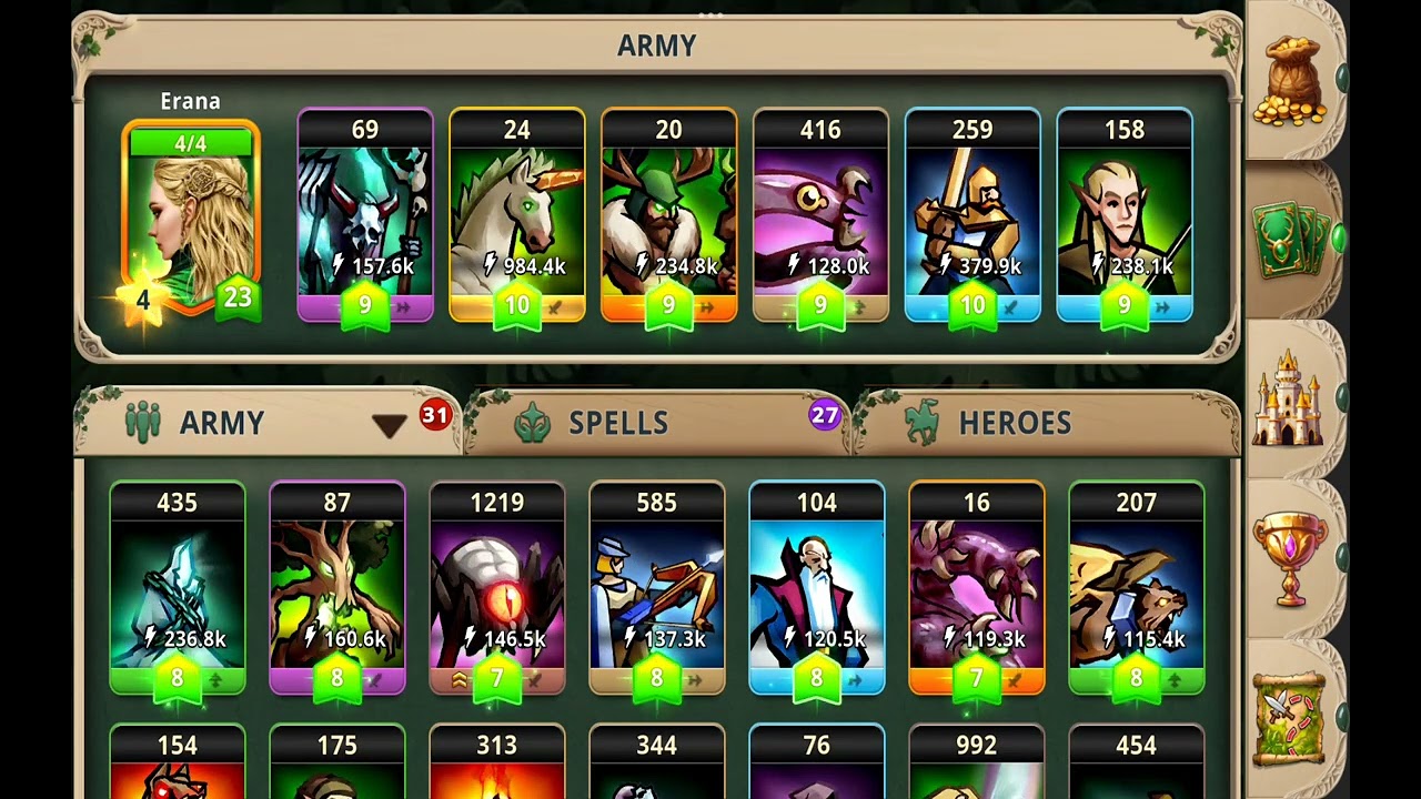 Heroes magic world turn based tactics gameplay, battle on arena 10, bit quest battle