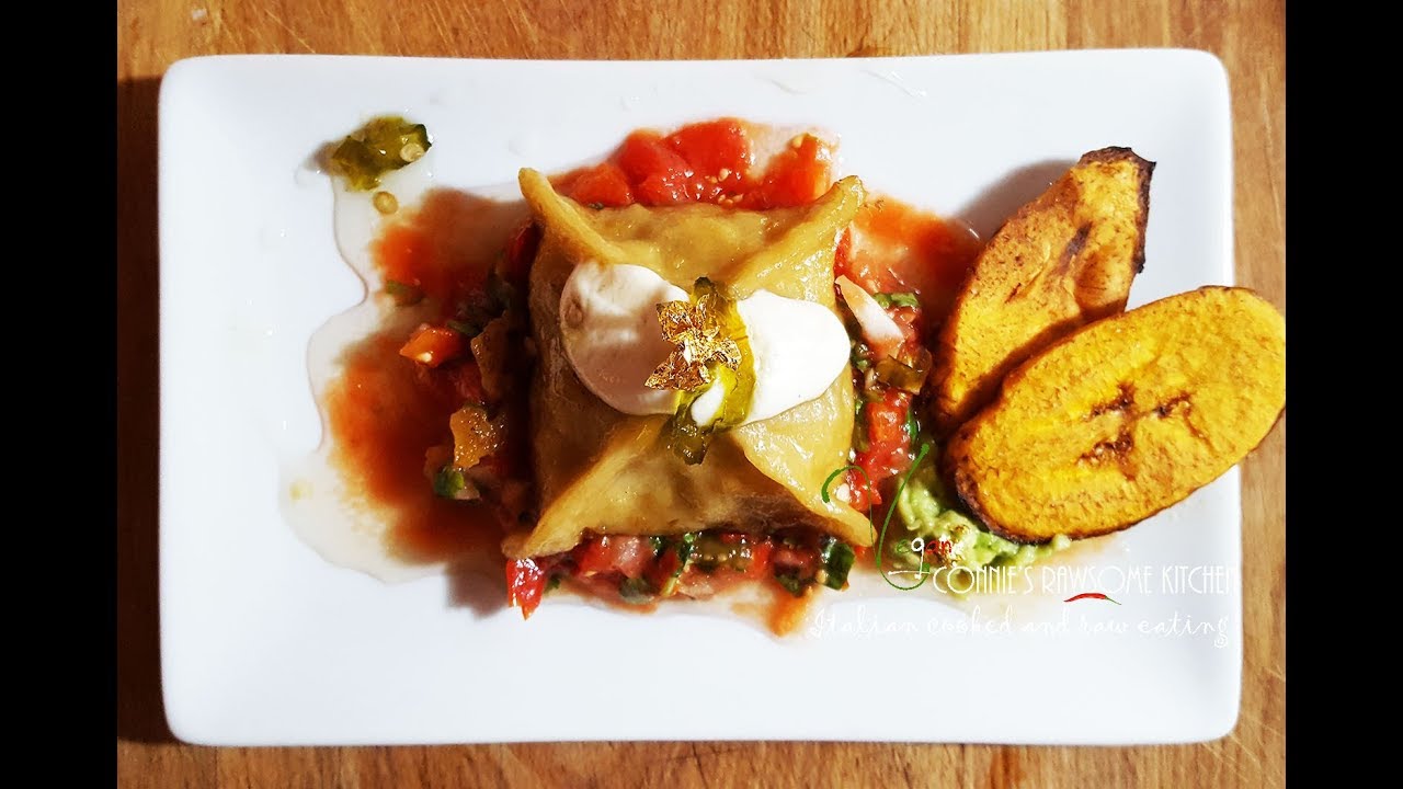 DELECTABLE GOURMET SPICY MEXICAN VEGAN DUMPLINGS   | VLOG -  Connie's RAWsome kitchen - ASMR