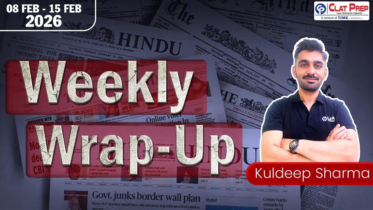 Weekly Wrap Up |  08 Feb - 15 Feb | Important Current Affairs |