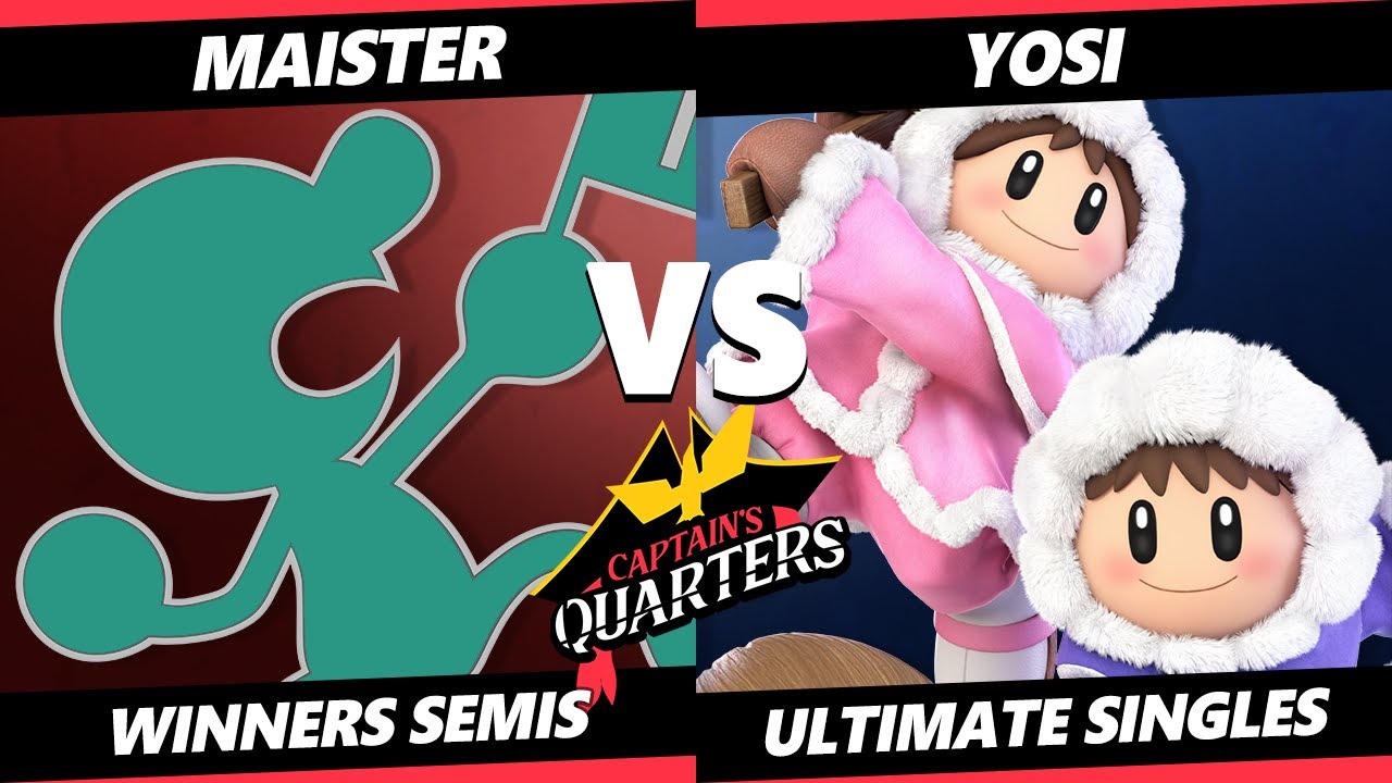 Captain's Quarters 6 Winners Semis - Maister (Game & Watch) Vs. Yosi (Ice Climbers) SSBU Ultimate