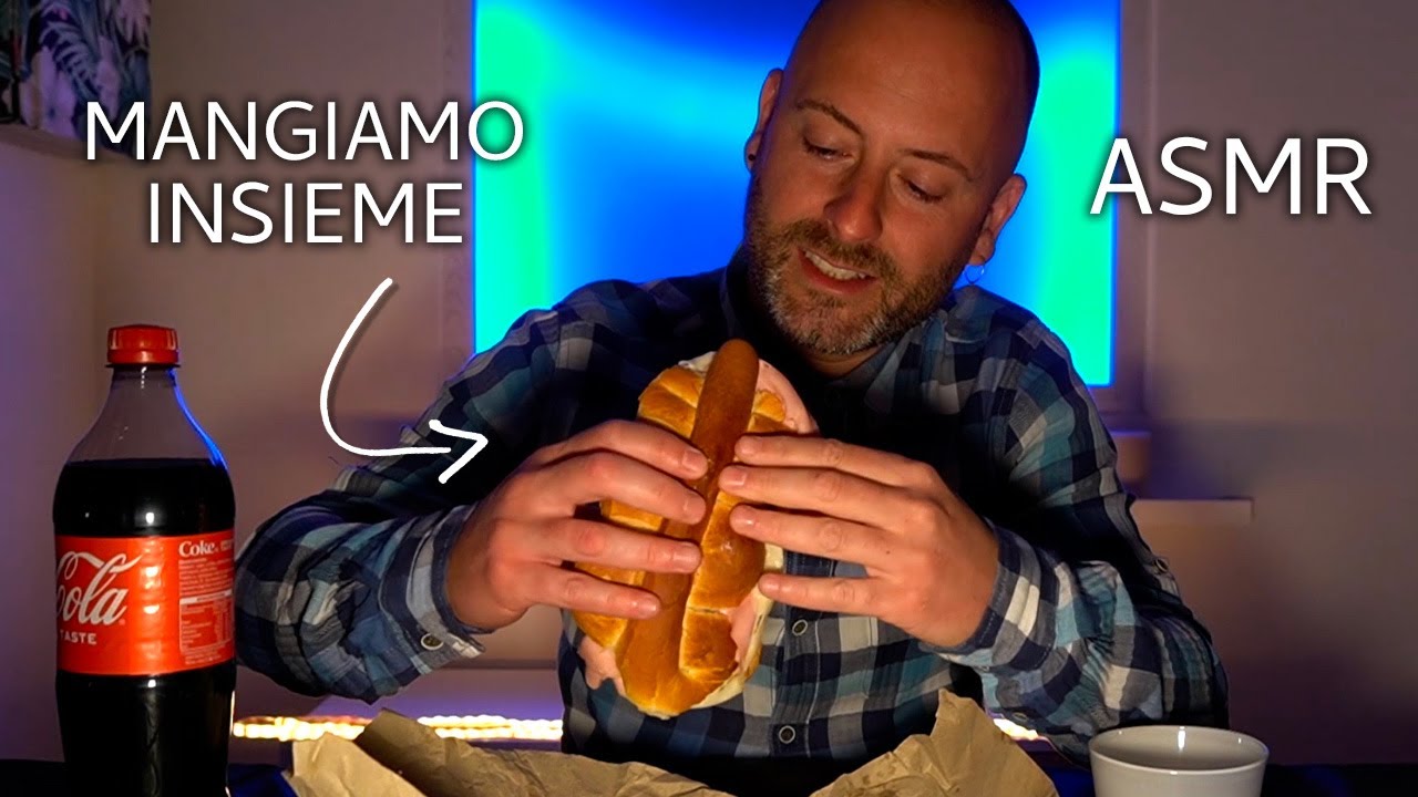 MANGIAMO insieme in ASMR | Eating Sounds | PANINO ASMR